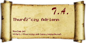 Thuróczy Adrienn névjegykártya