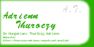 adrienn thuroczy business card