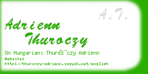 adrienn thuroczy business card